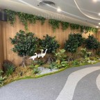 Tiểu cảnh cây giả tại Vincom Long Biên Hà Nội